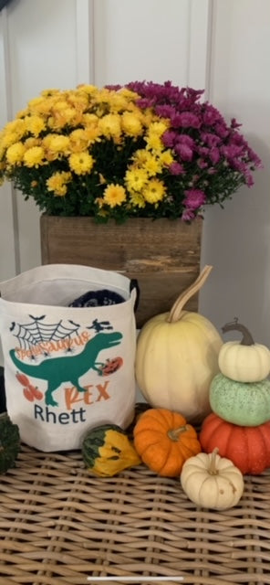 Custom trick or treat baskets